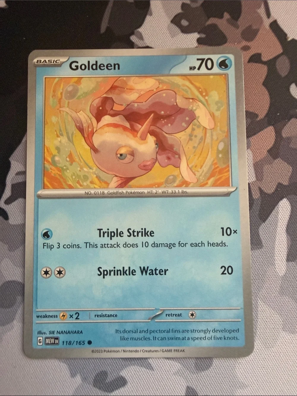 Goldeen & Seaking Evolution Collection Lot | 3 Pokémon Cards | ✨5/$25✨